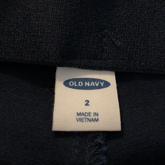 OLD Navy denim elastic waist with side zipper and button closure size 2 - Picture 6 of 10